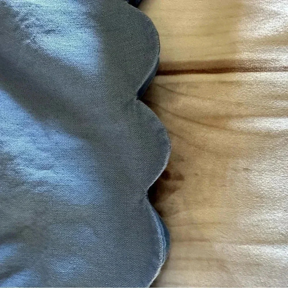 J by J Crew Skirt A-Line Pull On Linen Blend Light Blue Size 6 - Picture 5 of 9